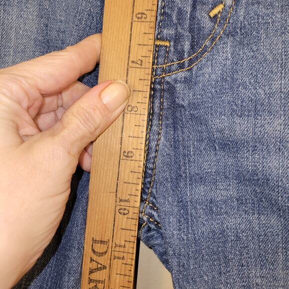 Levis 527 Slim Bootcut Stretch Mens Denim Jeans 30X32 Blue - Picture 3 of 8